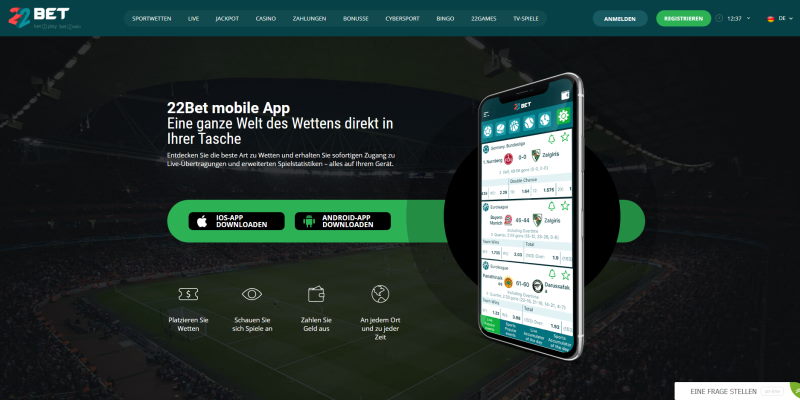 22Bet Mobile-App