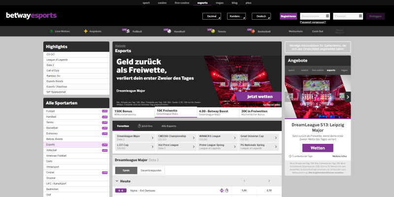 Betway E-Sports